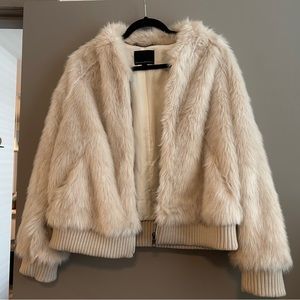 Faux Fur Banana Republic Jacket